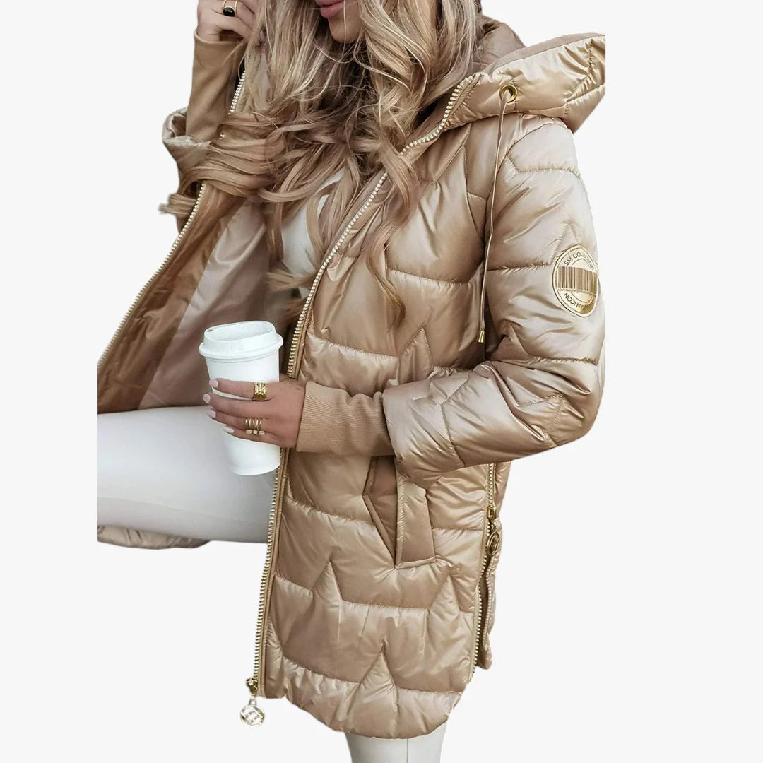 Damen Stepp Jacke | Langer