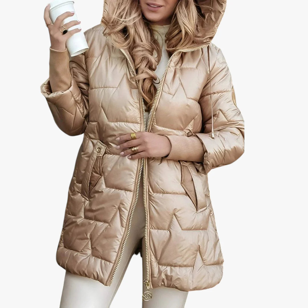 Damen Stepp Jacke | Langer